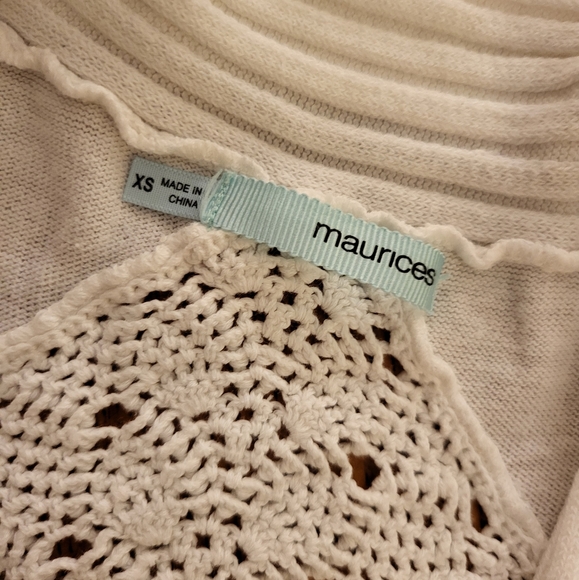 Maurices white cardigan - Picture 3 of 3